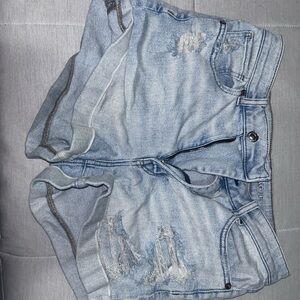 American Eagle Outfitters Light Blue Jean Shorts